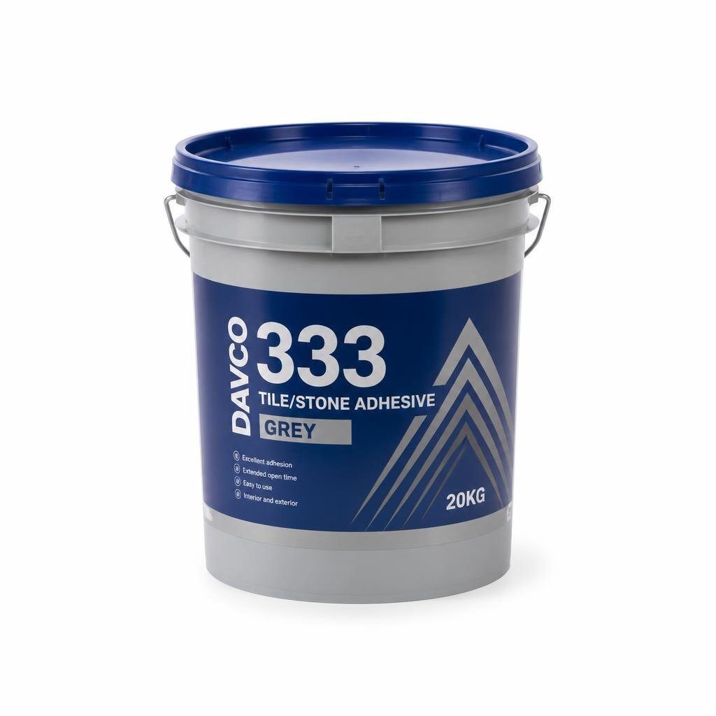 DAVCO 333 20KG TILE/STONE ADHESIVE GREY