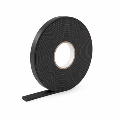 GRABBIT 18MM X 1M DOUBLE SIDED FOAM TAPE-BLACK