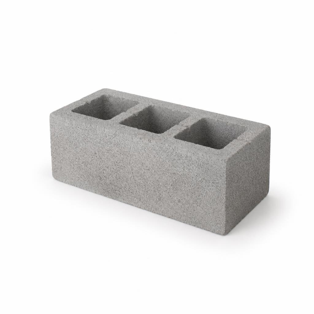 HOLLOW BLOCK 90MM X 190MM X 390MM (3")