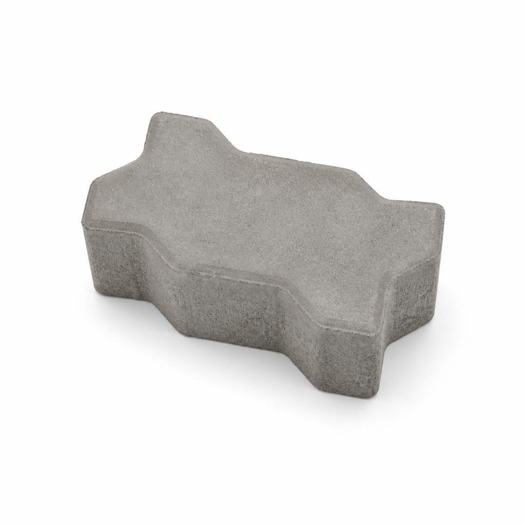 80MM INTERLOCKING CONCRETE PAVER - GREY