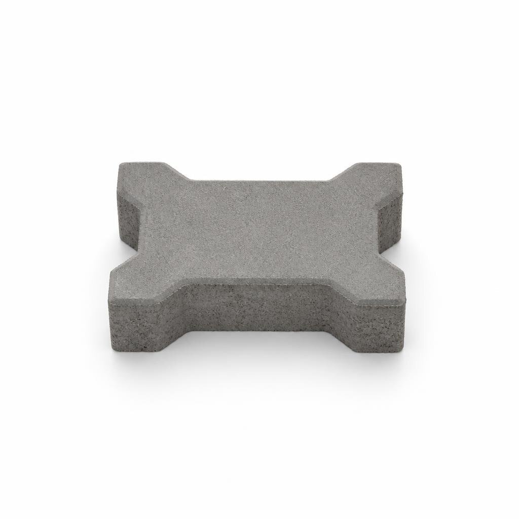 80MM INTERLOCKING FLEXIPAVE - GREY