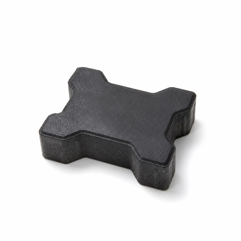 80MM INTERLOCKING FLEXIPAVE - BLACK