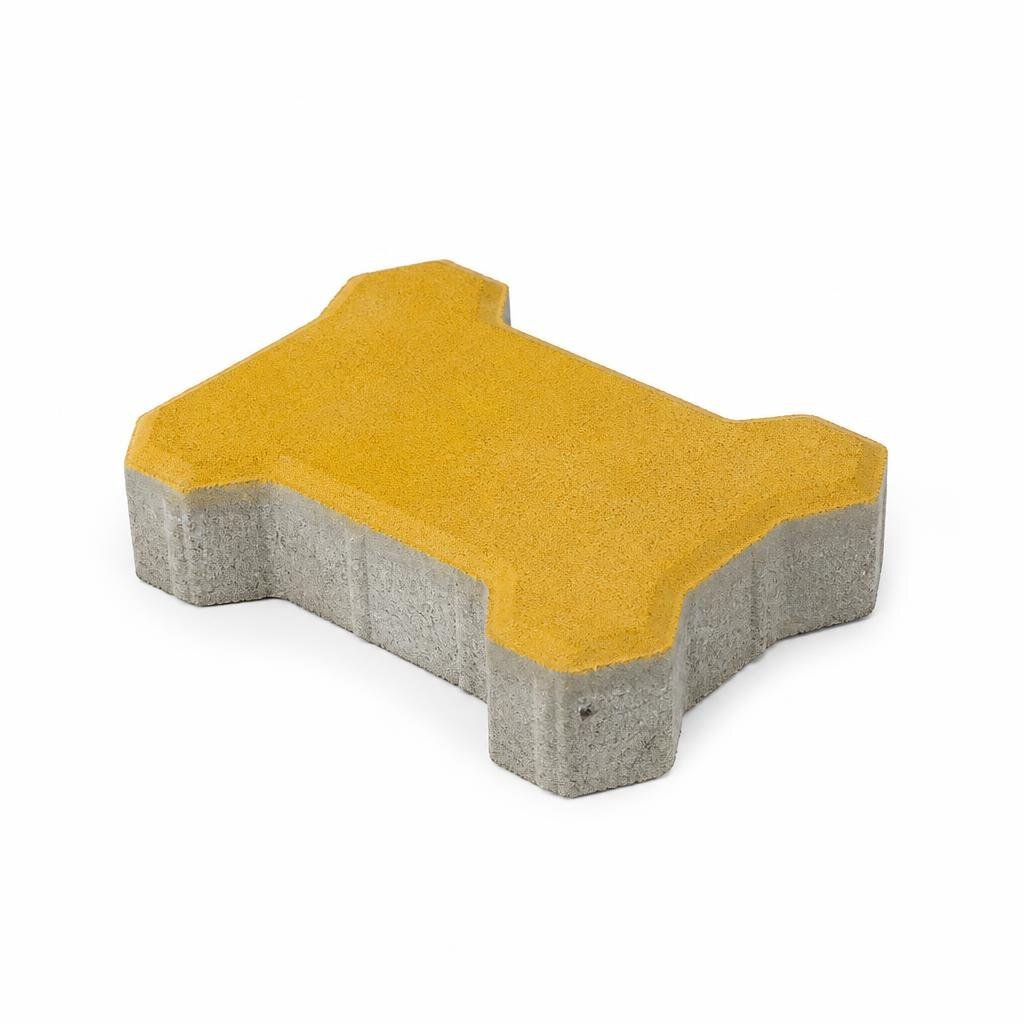 80MM INTERLOCKING FLEXIPAVE - YELLOW