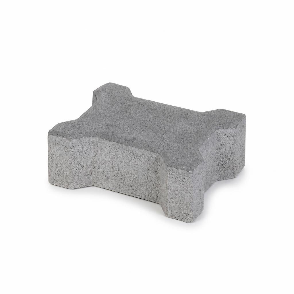 60MM INTERLOCKING CONCRETE PAVER - GREY