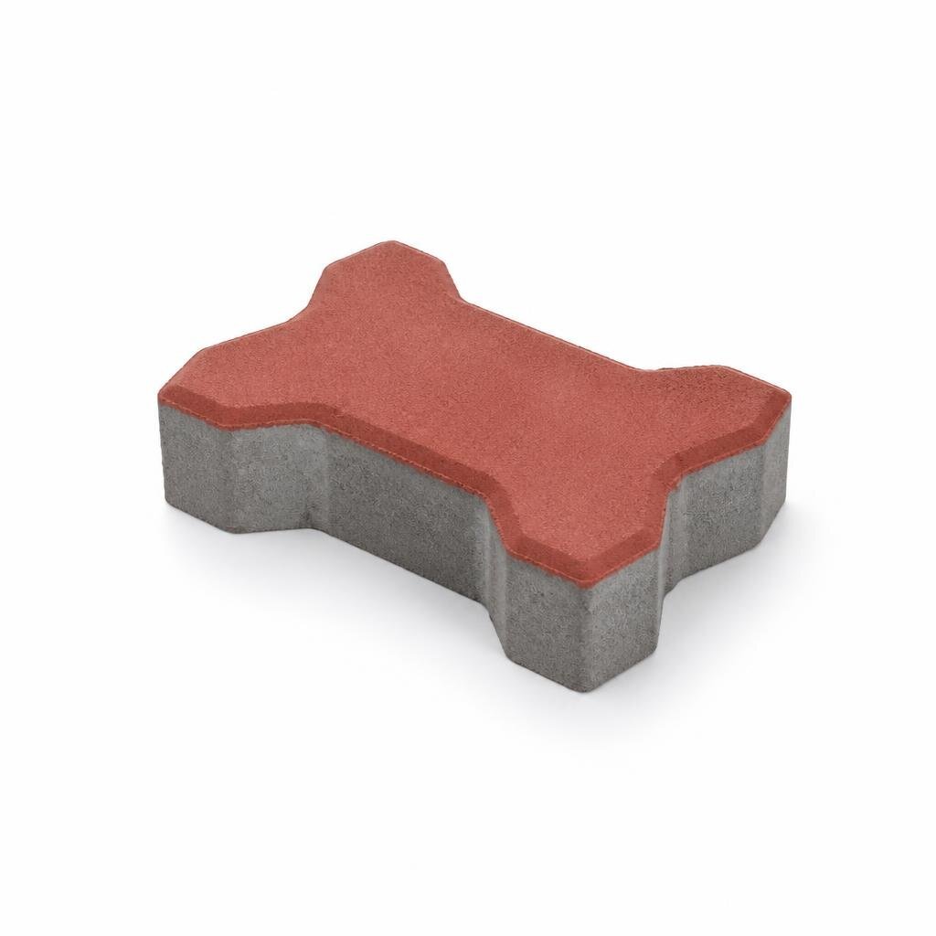 60MM INTERLOCKING CONCRETE PAVER - RED