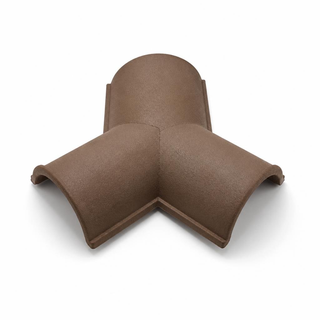MONIER 3-WAY APEX TILE - SANDSTONE BROWN 206