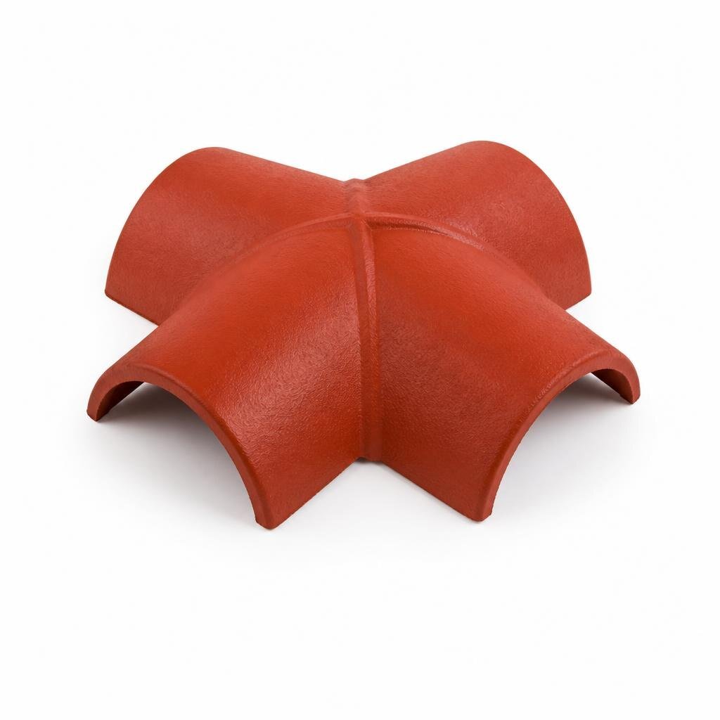 MONIER 4-WAY APEX TILE - ELABANA RED 101