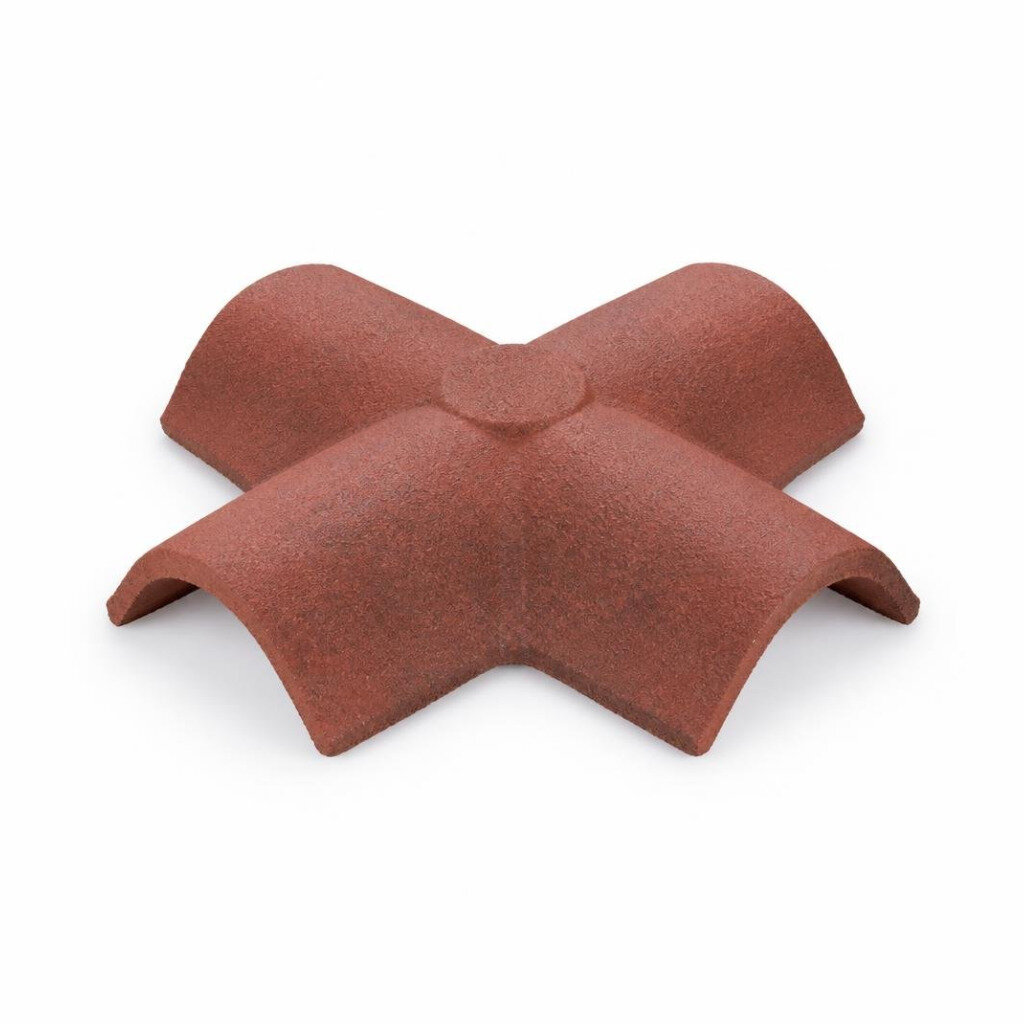 MONIER 4-WAY APEX TILE - ANTIQUE RED 202