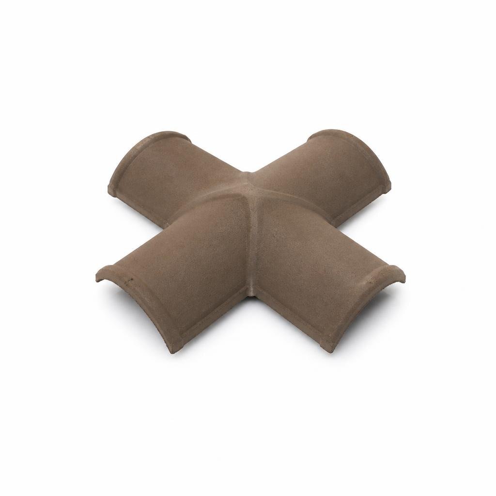MONIER 4-WAY APEX TILE - SANDSTONE BROWN 206