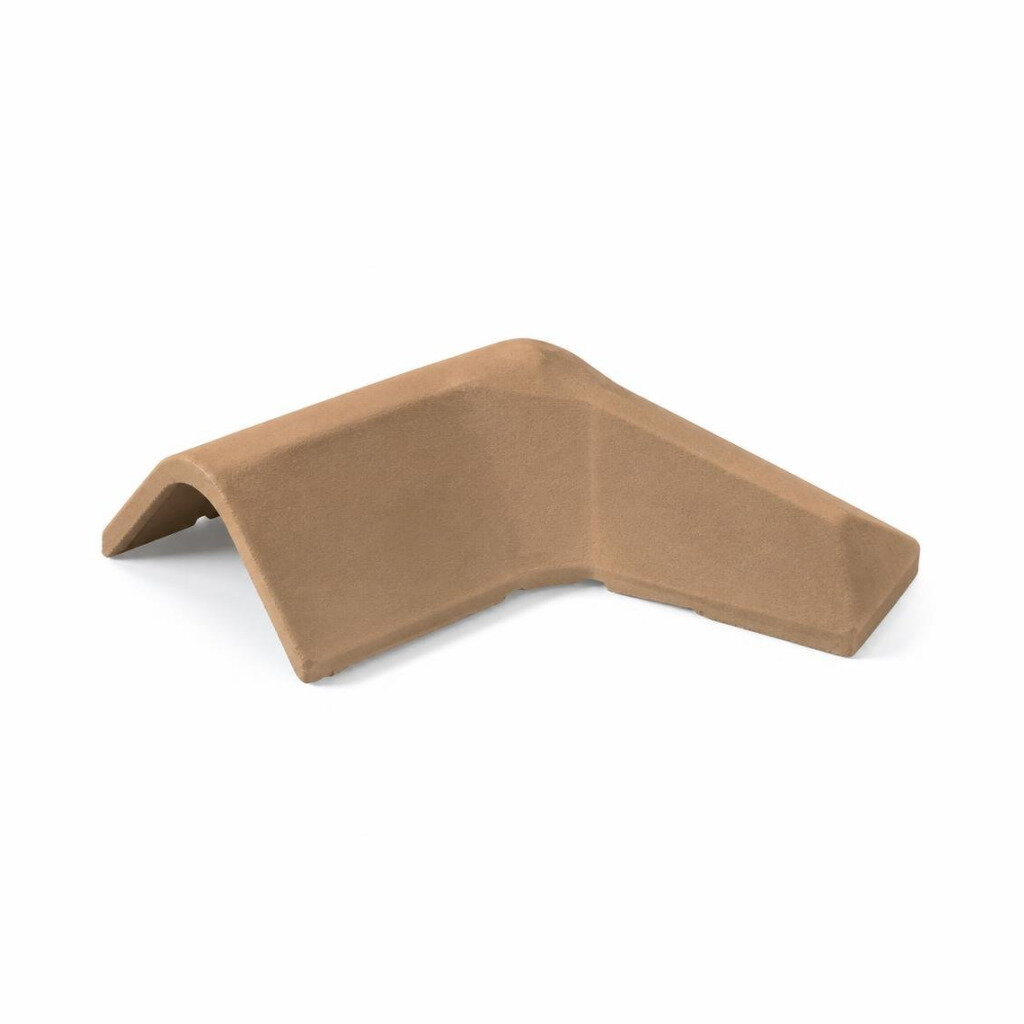 MONIER HIP STARTED TILE - SANDSTONE BROWN 206