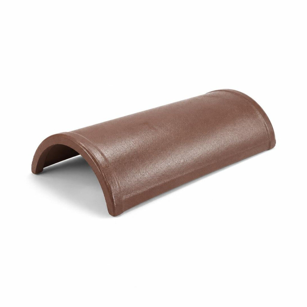 MONIER STD RIDGE TILE - TERRA BROWN 204