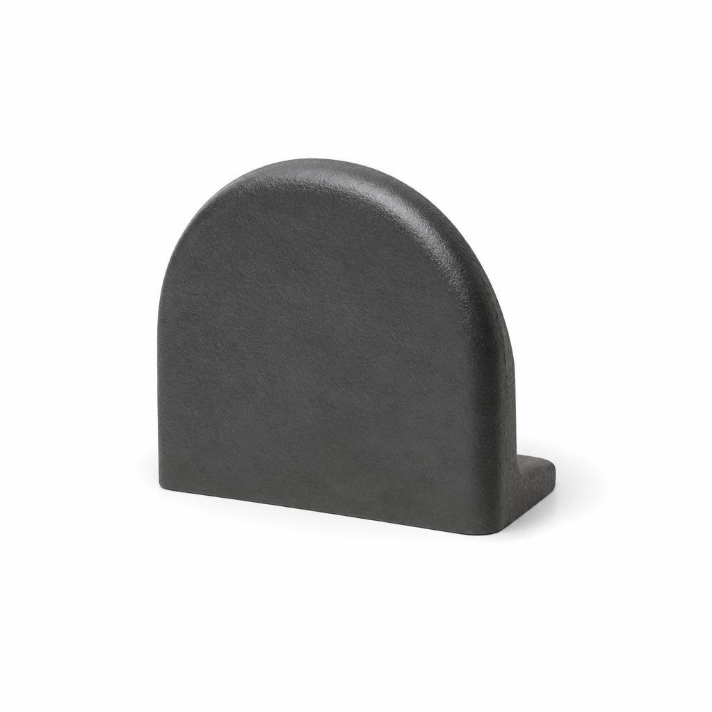 MONIER STD RIDGE TILE END - EBONY 100