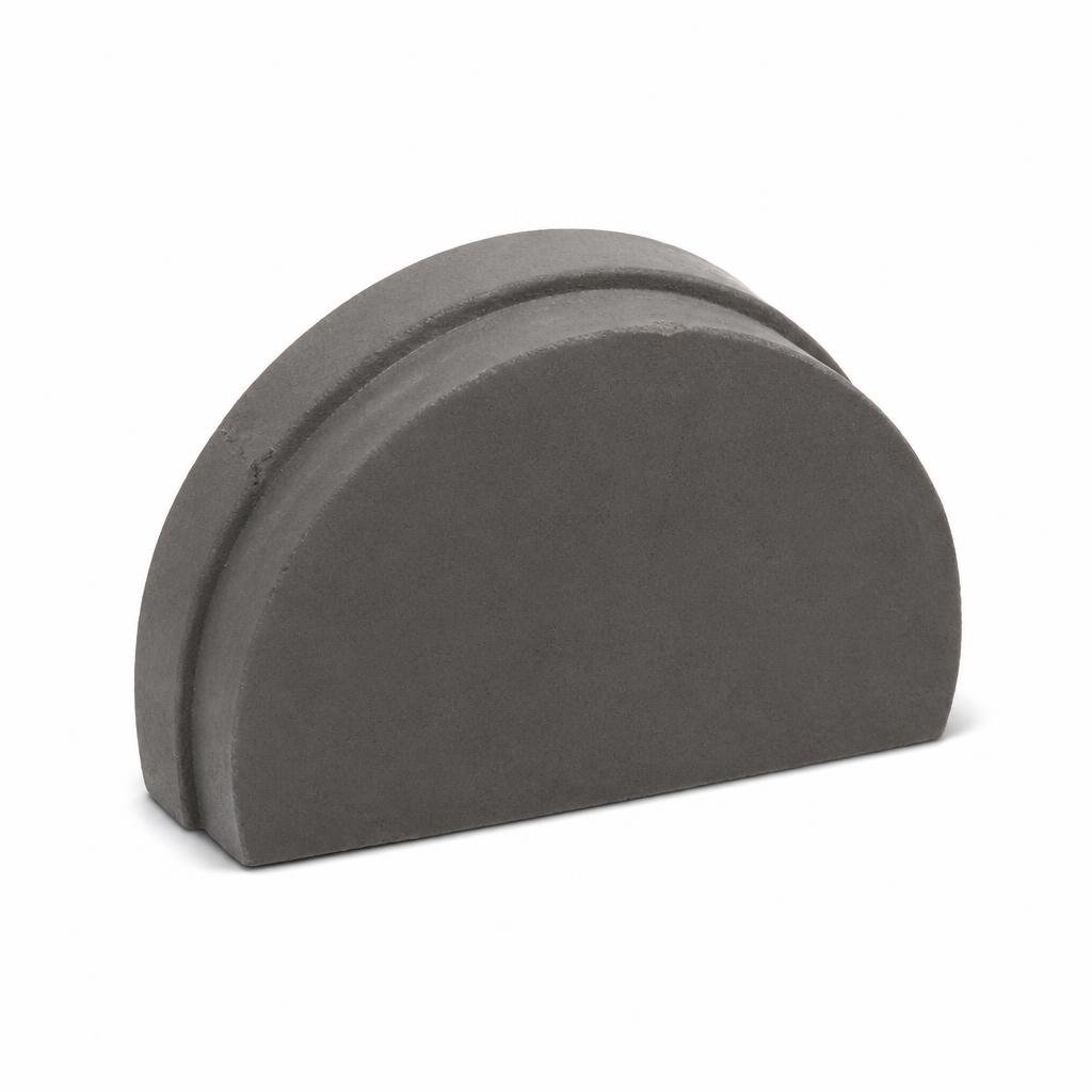 MONIER STD RIDGE TILE END - SHADOW GRAY 201