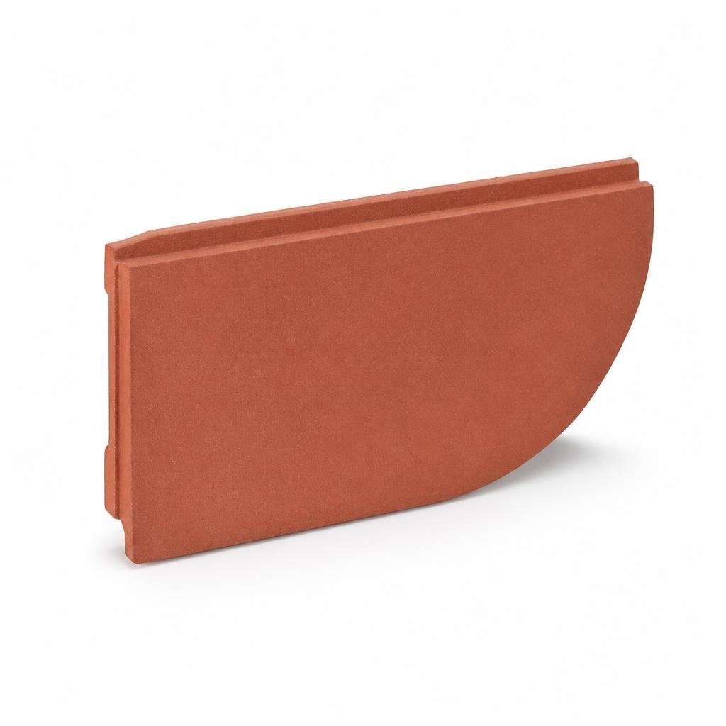 MONIER VERGE END TILE - ELABANA RED 101