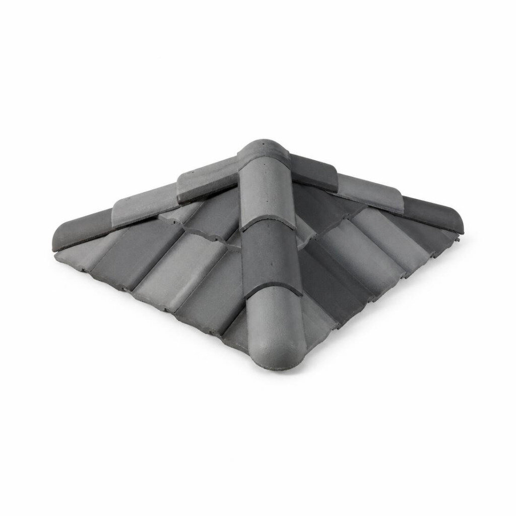 MONIER NORDICA 4 WAY APEX - CHESSBOARD GREY