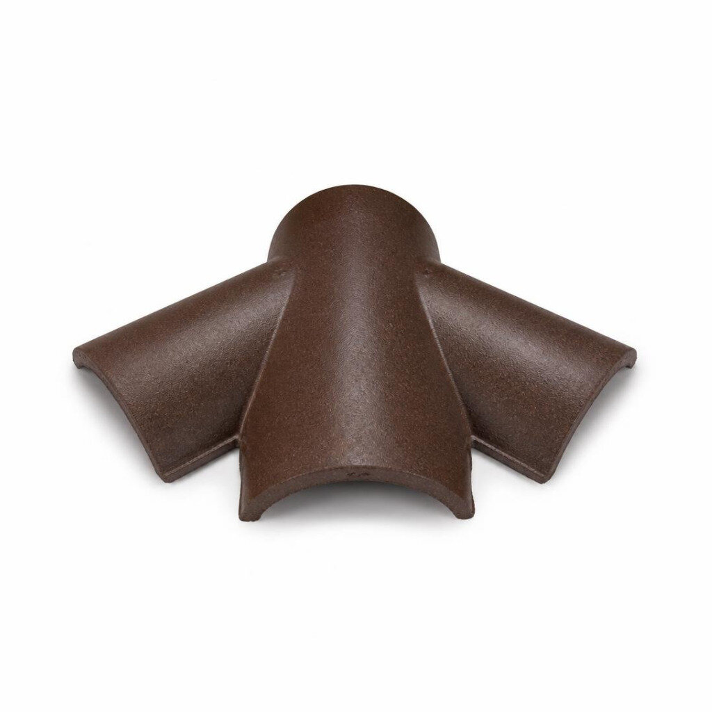 MONIER P.ROUND 3WAY APEX - RUSSET BROWN 104