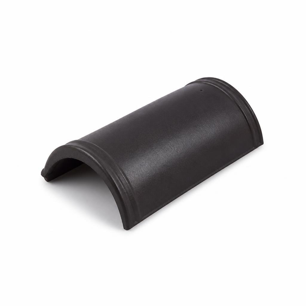 MONIER P.ROUND RIDGE TILE - EBONY 100