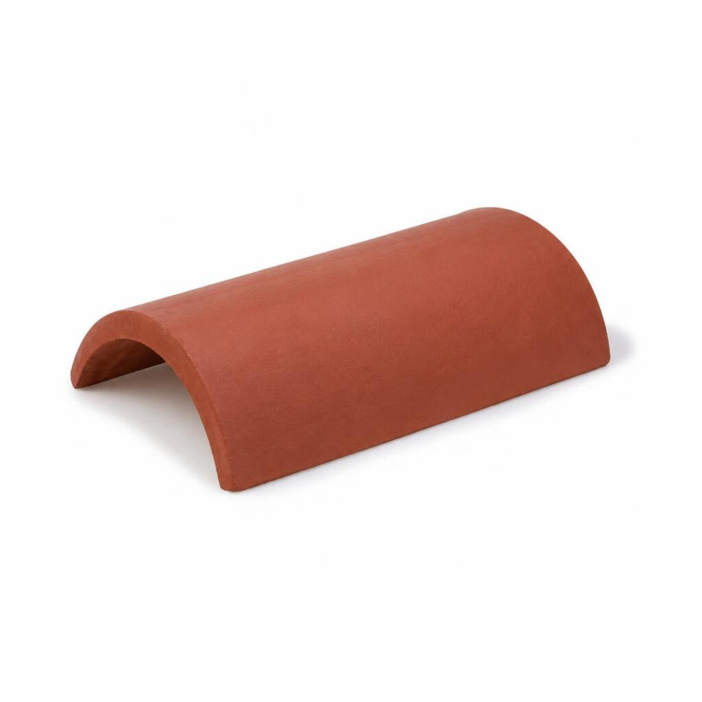 PREMIER STD RIDGE END TILE - RED 18