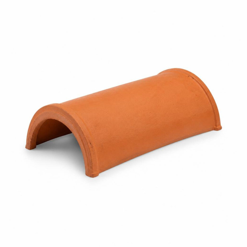 PREMIER STD RIDGE END TILE - ORANGE 38