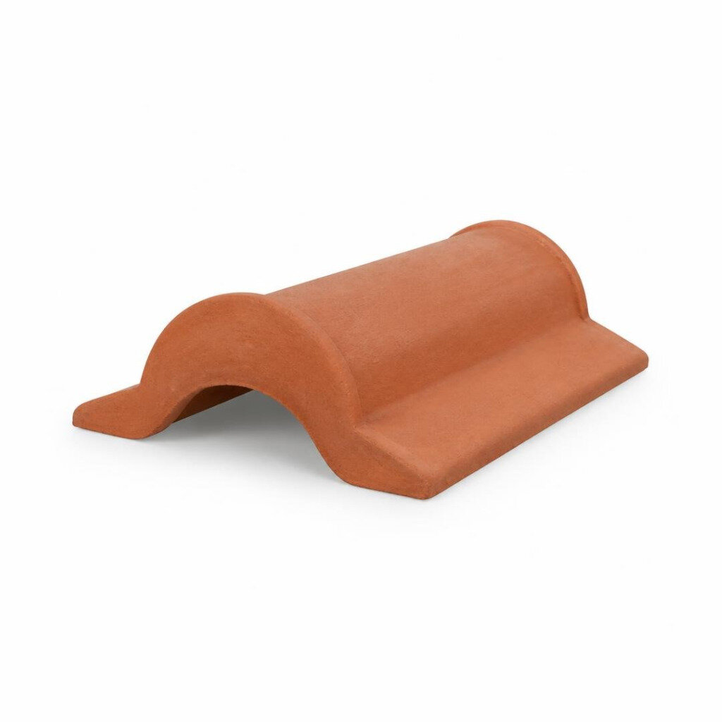 PREMIER 2 WAY ROUND RIDGE TILE - CLAY 58