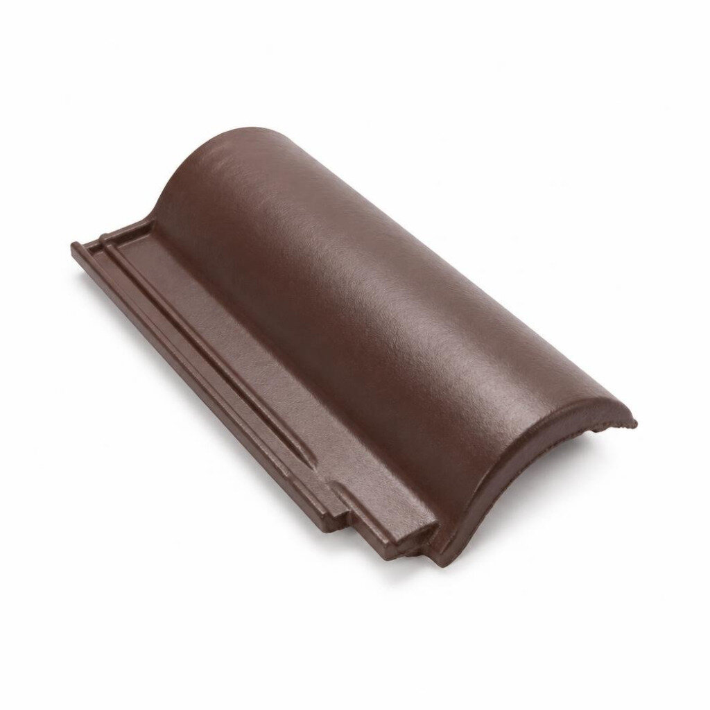 PREMIER ROUND RIDGE TILE - BROWN 48