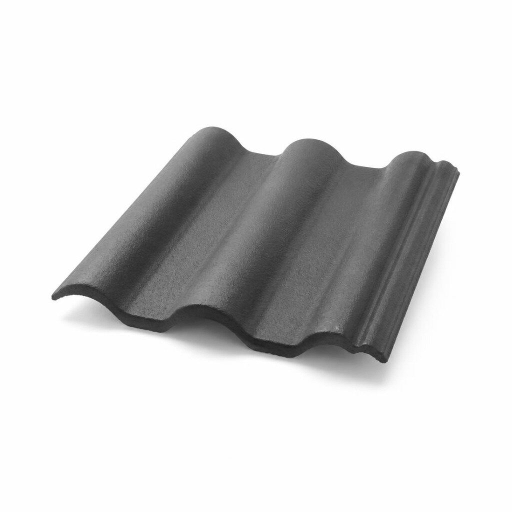 LAMA ROMAN STD RIDGE TILE - CHARCOAL