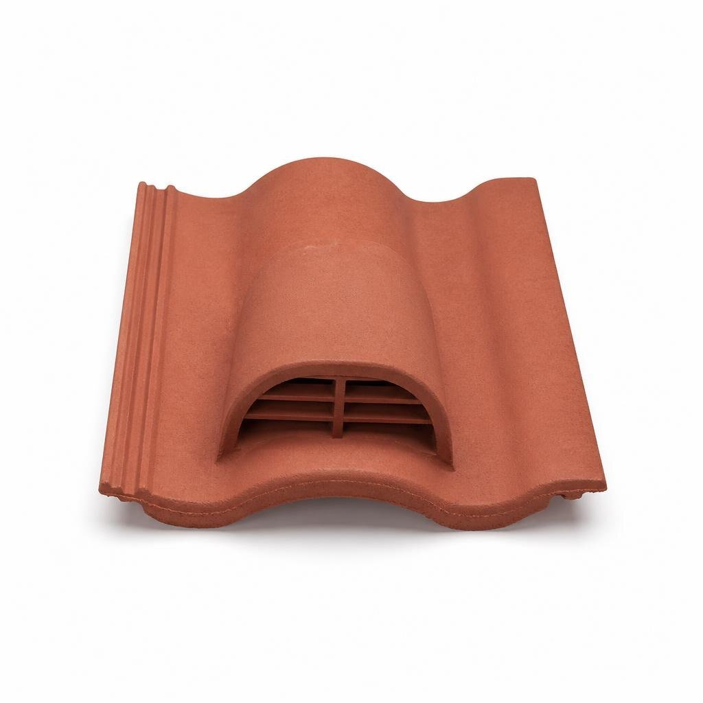 GCI UNGLAZED EXHAUST TILE - NATURE RED