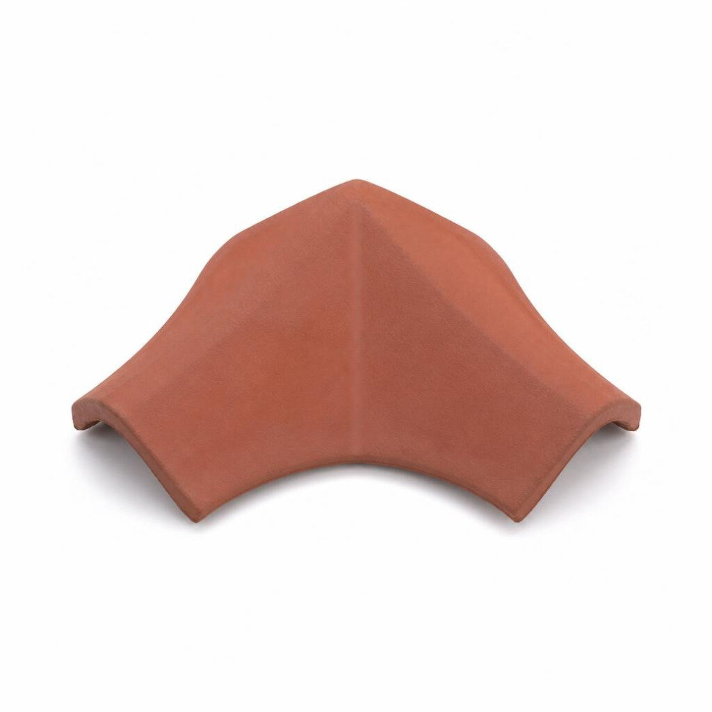 GCI UNGLAZED HIP TILE - NATURE RED