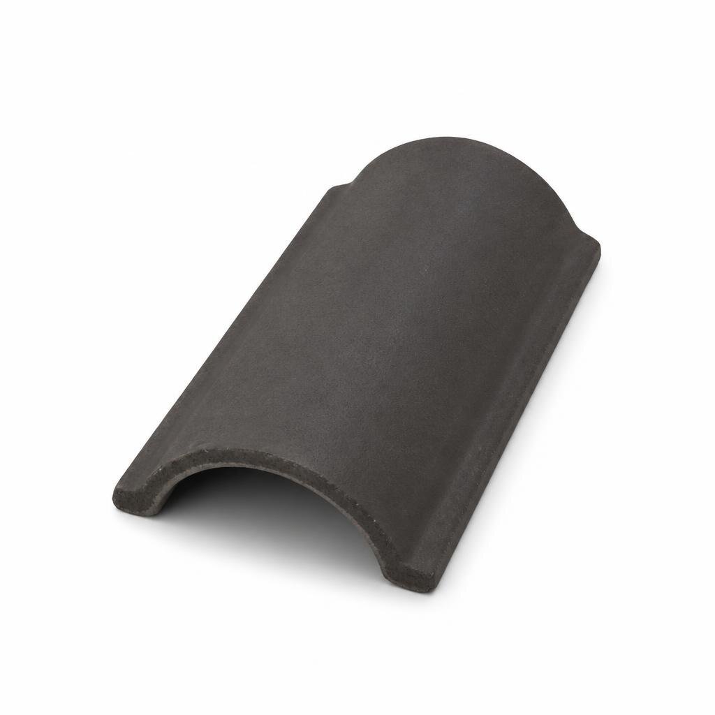 GCI UNGLAZED RIDGE TILE - EARTHY BLACK