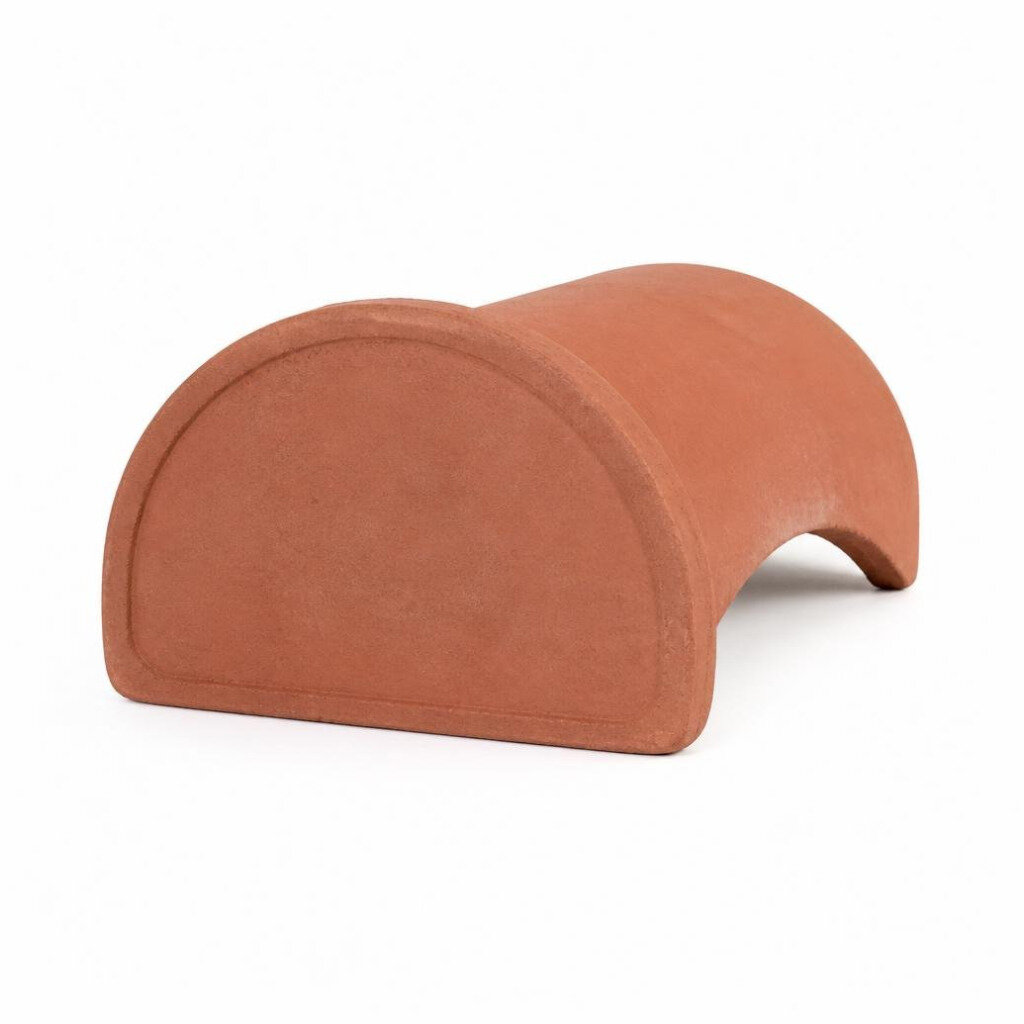 GCI UNGLAZED RIDGE END CAP - NATURE RED