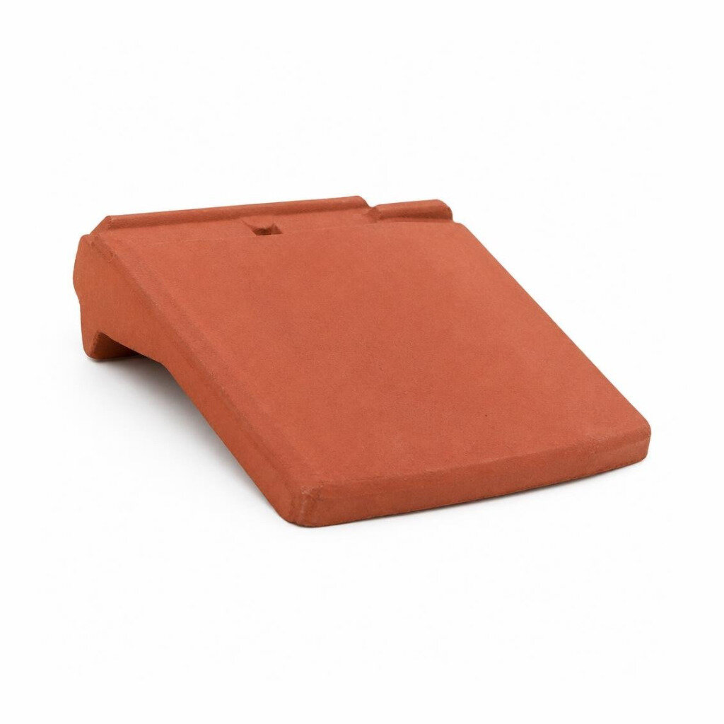 GCI UNGLAZED RIGHT VERGE TILE - NATURE RED