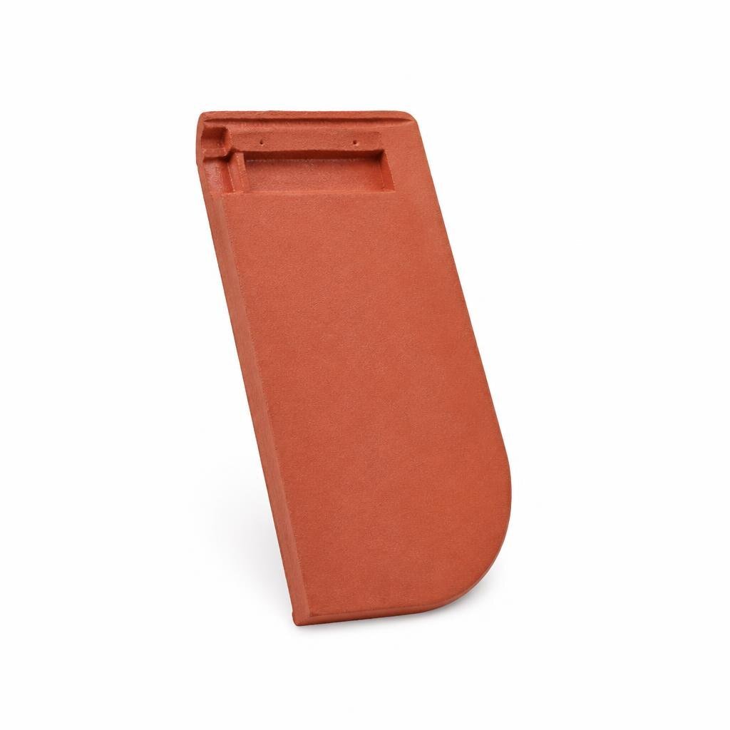 GCI UNGLAZED LEFT VERGE TILE - NATURE RED