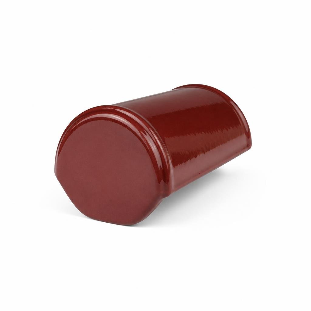 GCI GLAZED RIDGE END CAP - MAROON