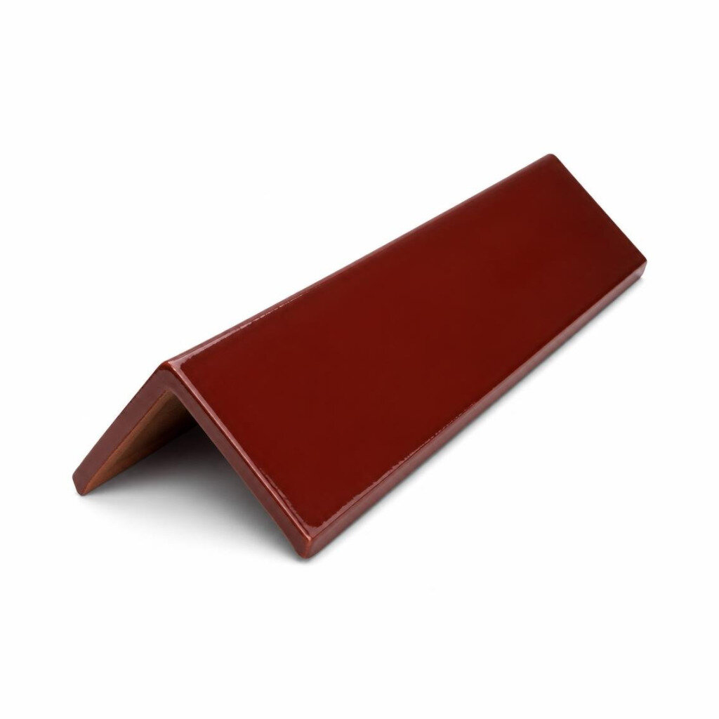 GCI GLAZED TAPER V-SHAPED VERGE - MAROON