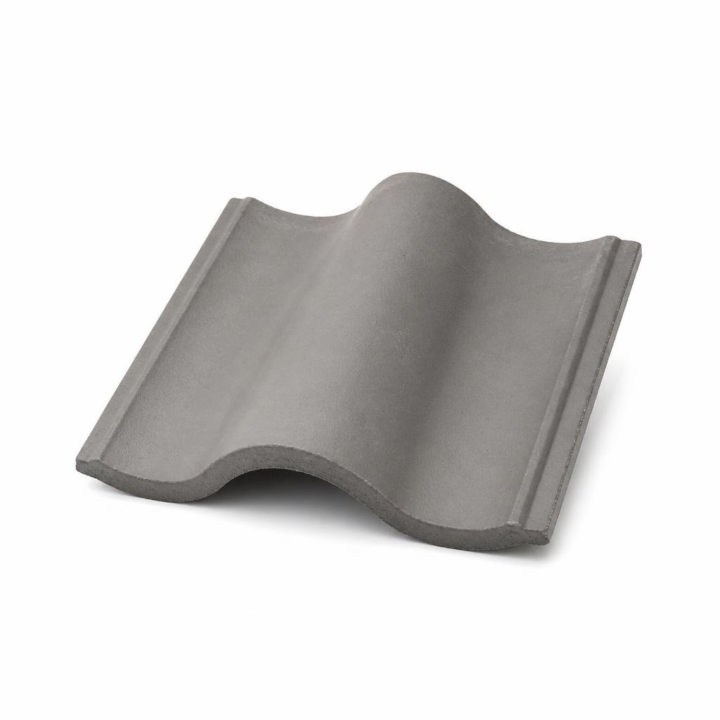 GCI MARSEILLE ANGULAR RIDGE TILE - SATIN GREY
