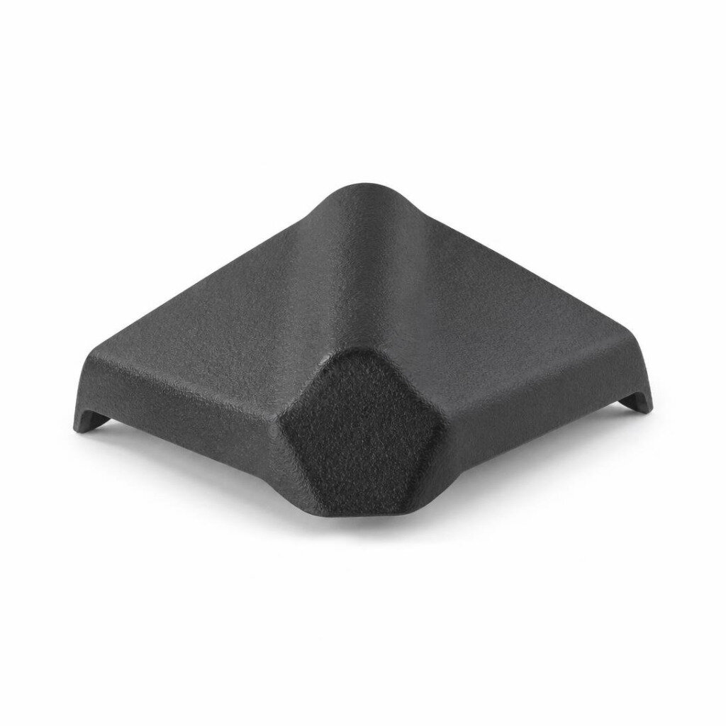 GCI MARSEILLE ANGULAR RIDGE END CAP - EARTY BLACK