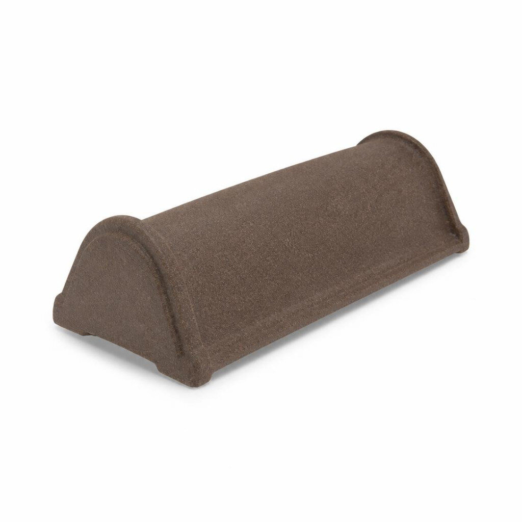 GCI MARSEILLE ANGULAR RIDGE END CAP - MARRON