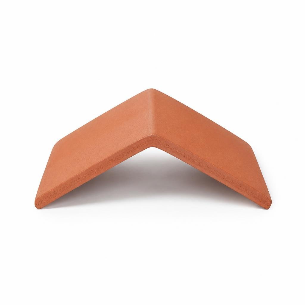 GCI MARSEILLE TAPER V-SHAPE VERGE TILE -NATURE RED