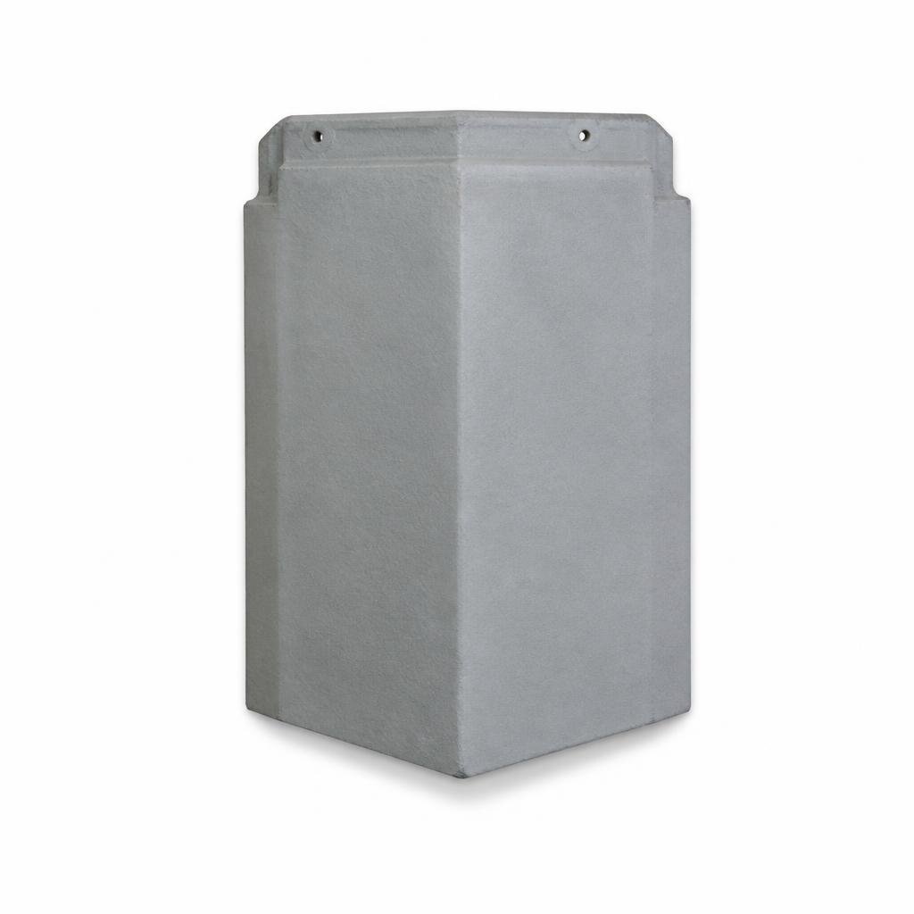 GCI MARSEILLE TAPER V-SHAPE VERGE TILE -SATIN GREY