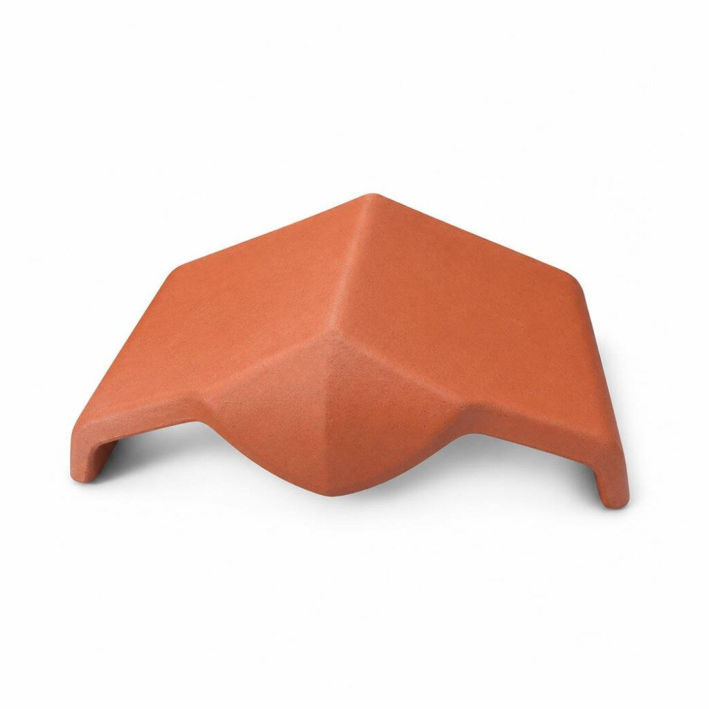 TERREAL PERANAKAN V RIDGE END CAP A6