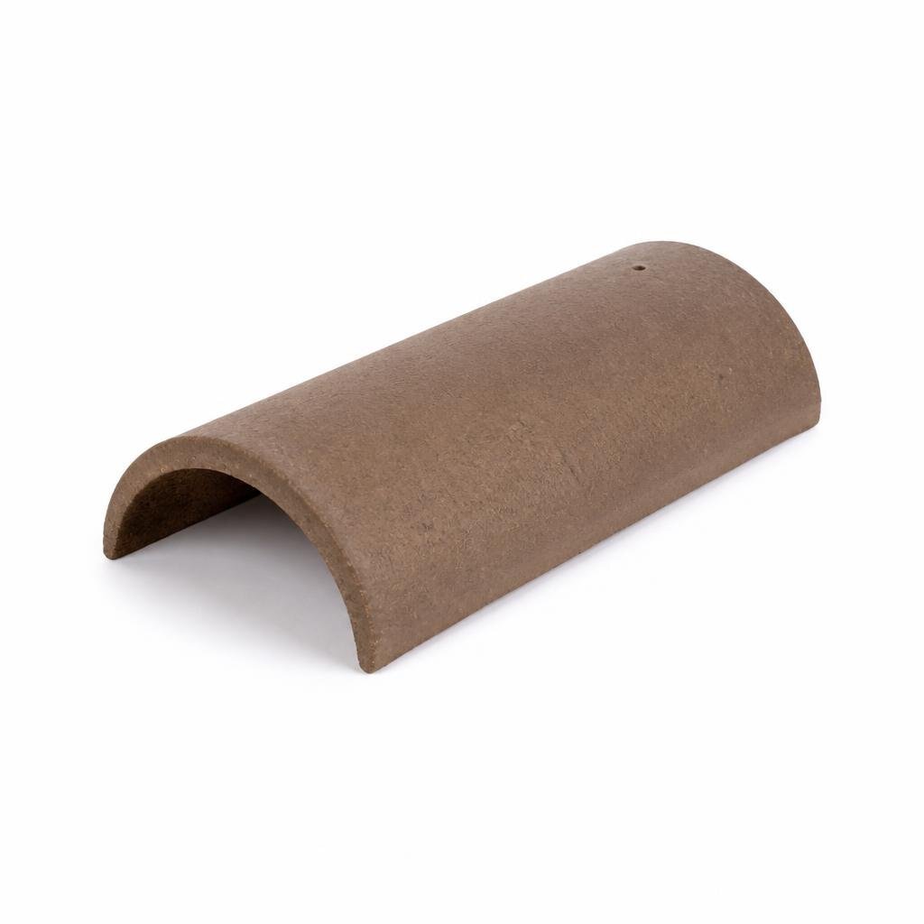 SAGA MARINA ROUND RIDGE TILE - WOODLAND BROWN