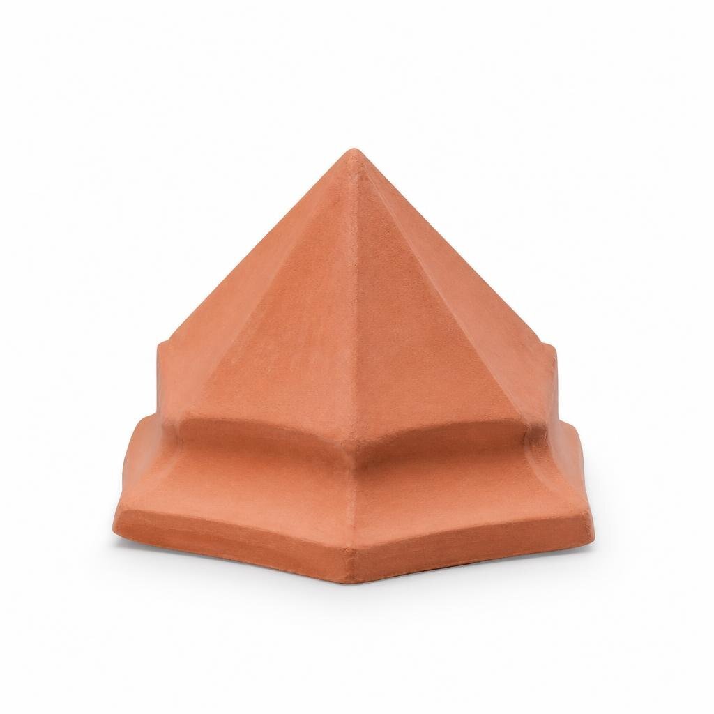 5"T X 11"L TIANG MINI KEPALA - PIRAMID