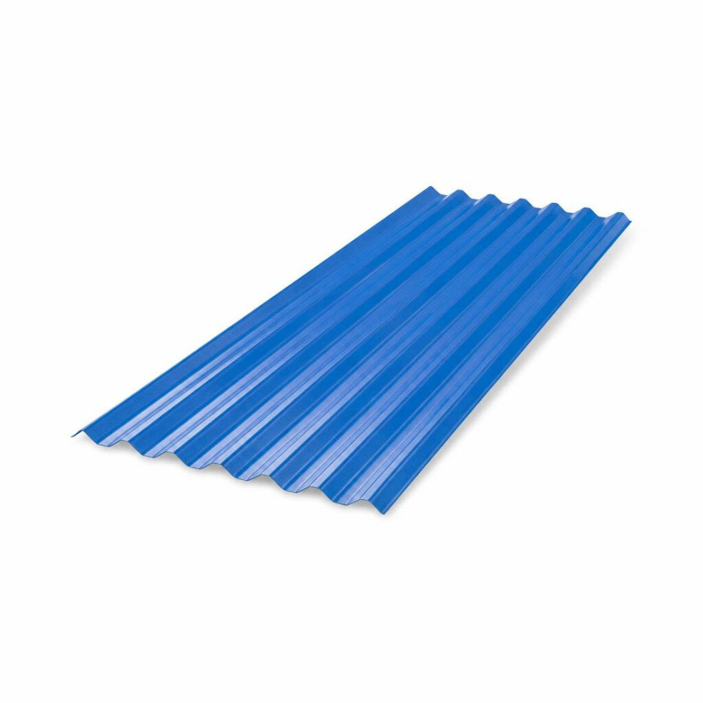 METALDEX ROOFING 0.35MM X 2.5FT X 8FT BLUE