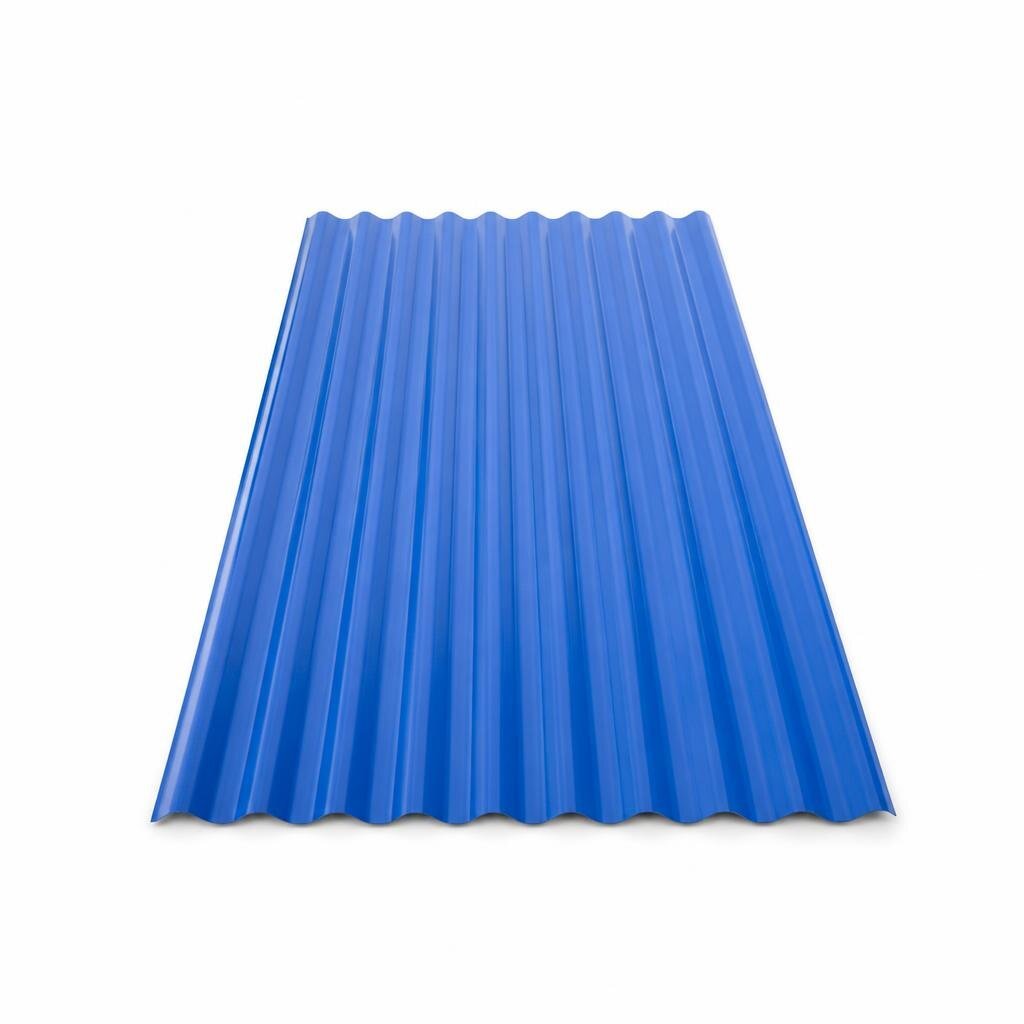 METALDEX ROOFING 0.35MM X 2.5FT X 12FT BLUE