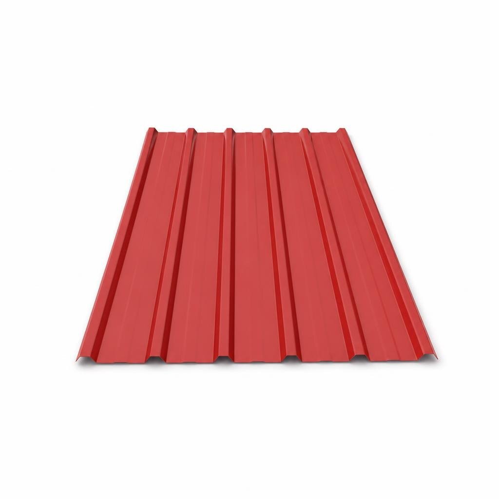 METALDEX ROOFING 0.35MM X 2.5FT X 8FT RED