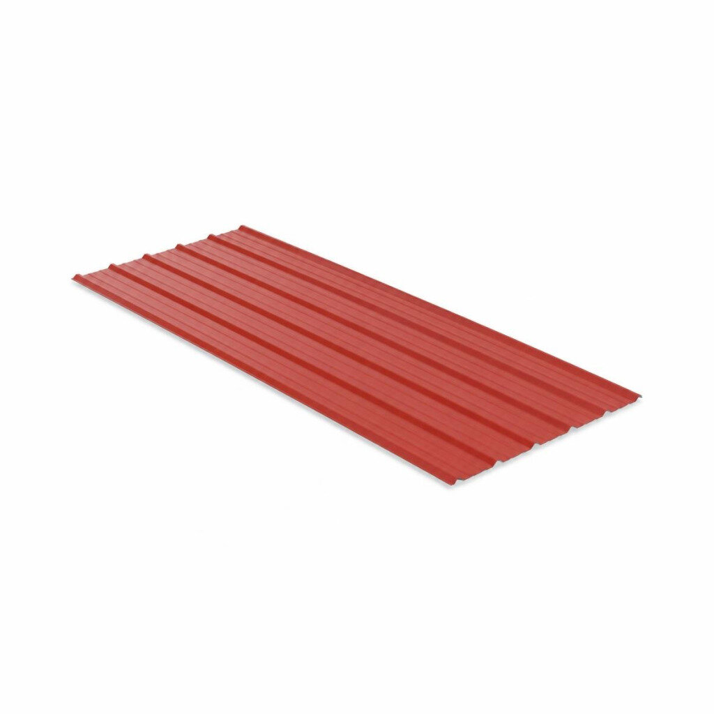 METALDEX ROOFING 0.35MM X 2.5FT X 12FT RED