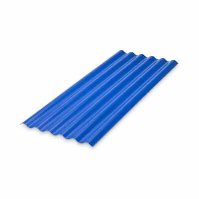 TOPARMOR 1.5MM X 10FT ASHTON ASA PVC ROOF SHEET - BLUE