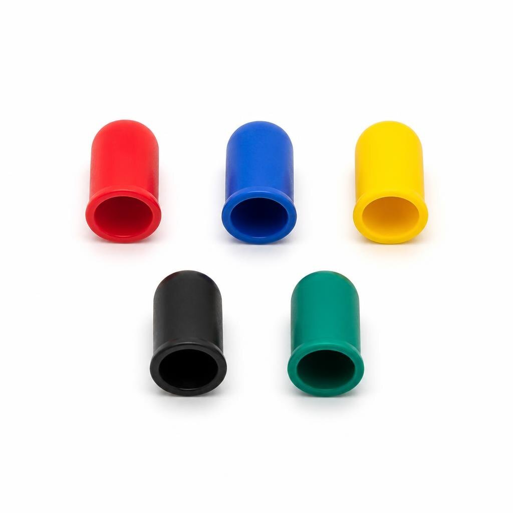 V-3 4.0MM CABLE LUG END CAP (RED/BLUE/YELLOW/BLACK/GREEN)
