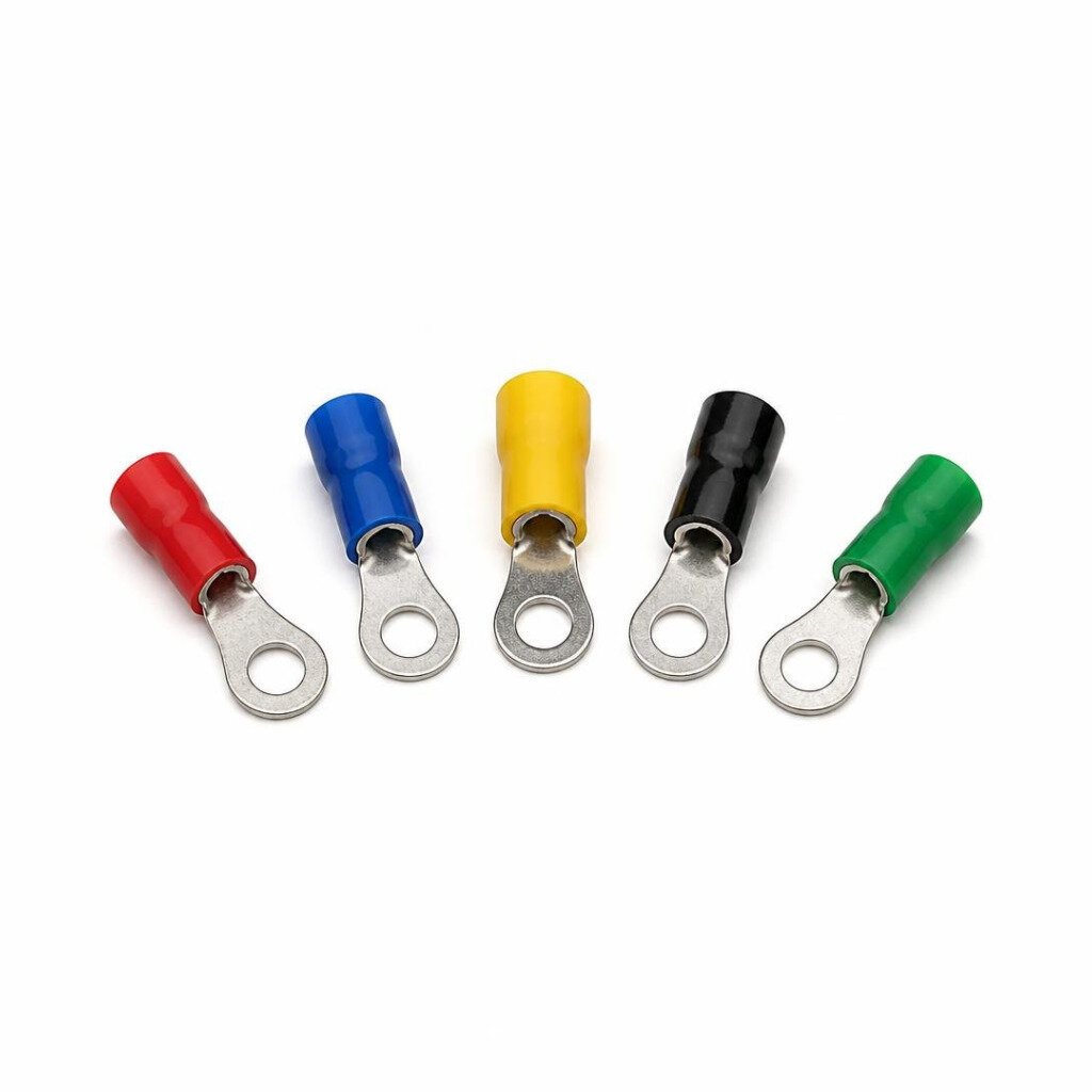 V-5.5 6.0MM CABLE LUG END CAP (RED/BLUE/YELLOW/BLACK/GREEN)