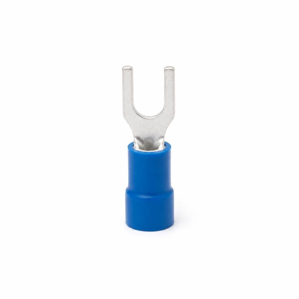 VF2-3/6 INSULATED FORK LUG - BLUE